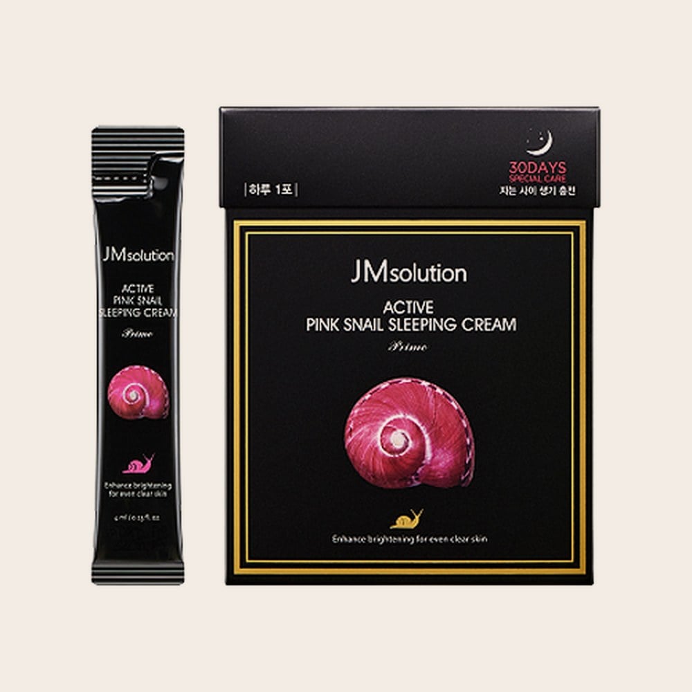 Active Pink Snail Sleeping Cream Prime (30 cáps) 4ml x 30uds de JMsolution