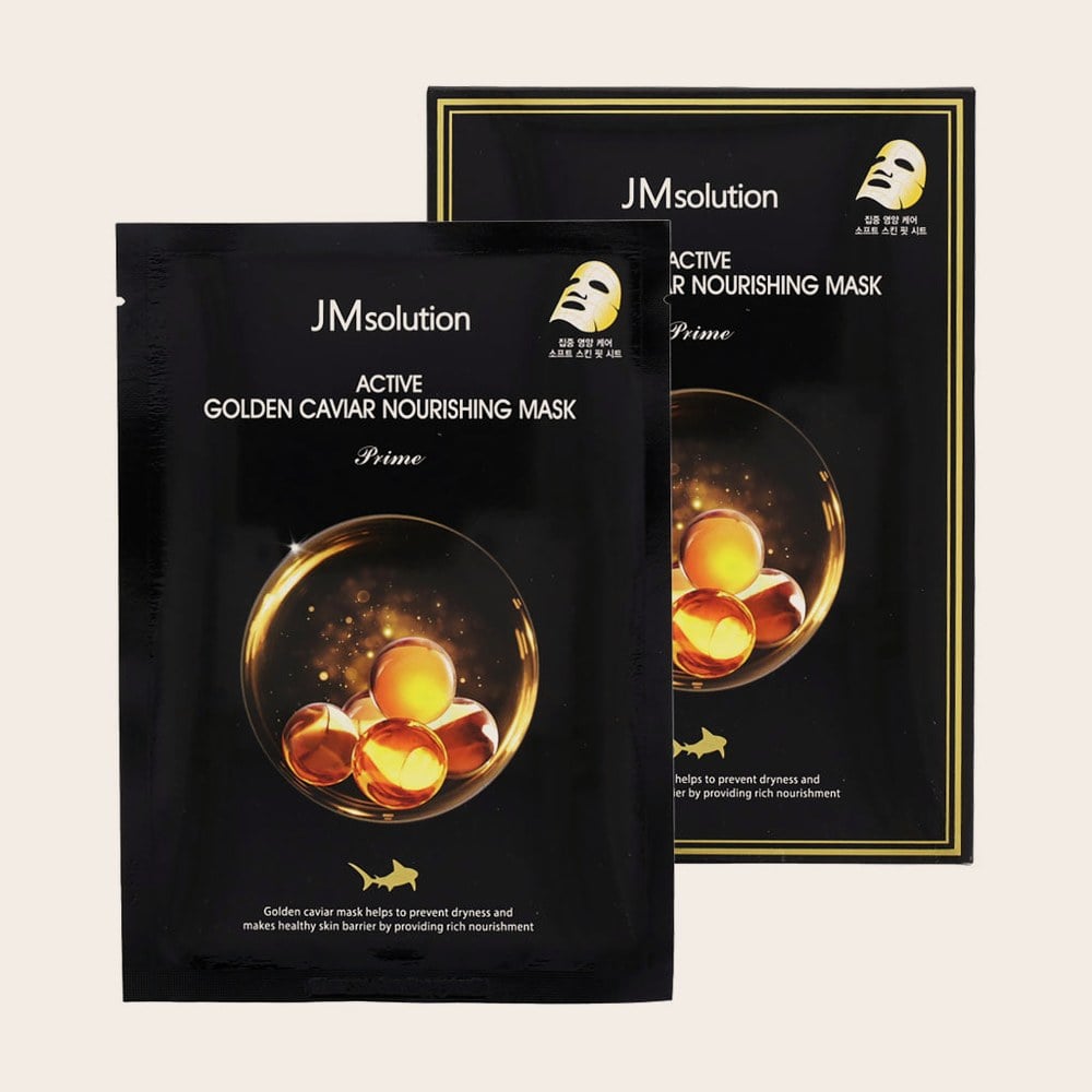 Active Golden Caviar Nourishing Mask (10 uds) 30ml x 10uds de JMsolution