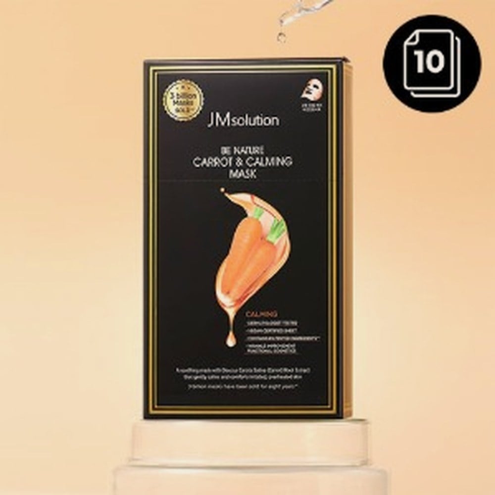 Be Nature Carrot & Calming Mask (10 uds) 24ml x 10uds de JMsolution