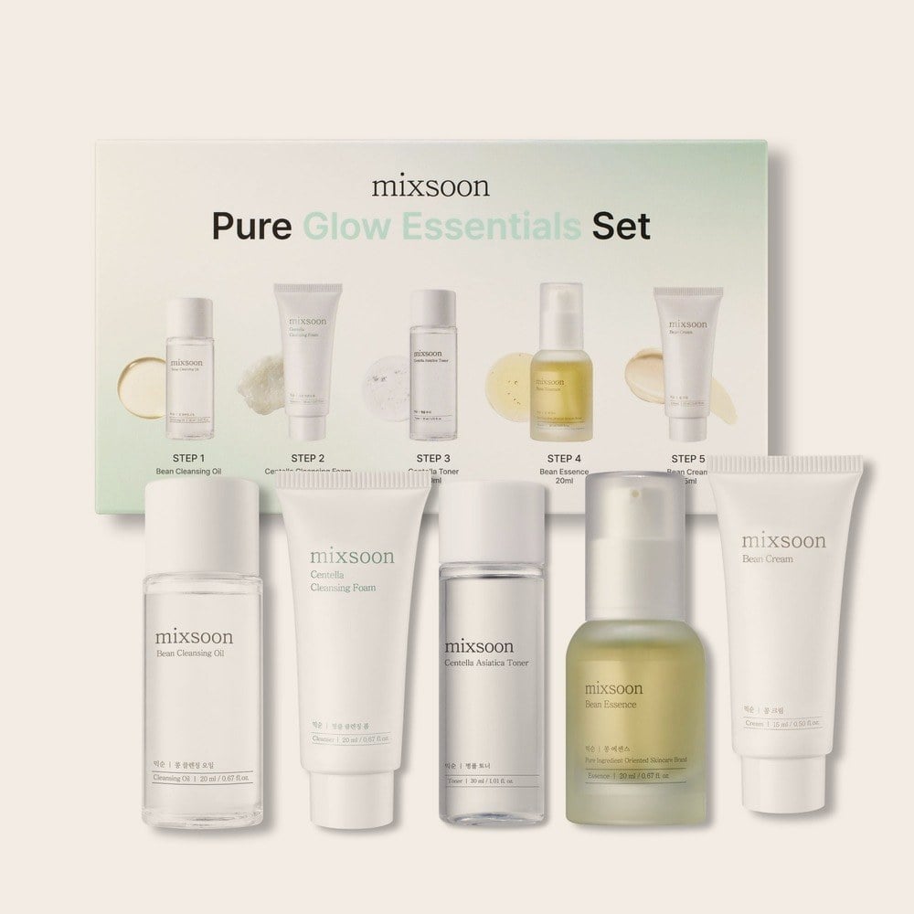 Pure Glow Essentials Set 5 pasos de Mixsoon